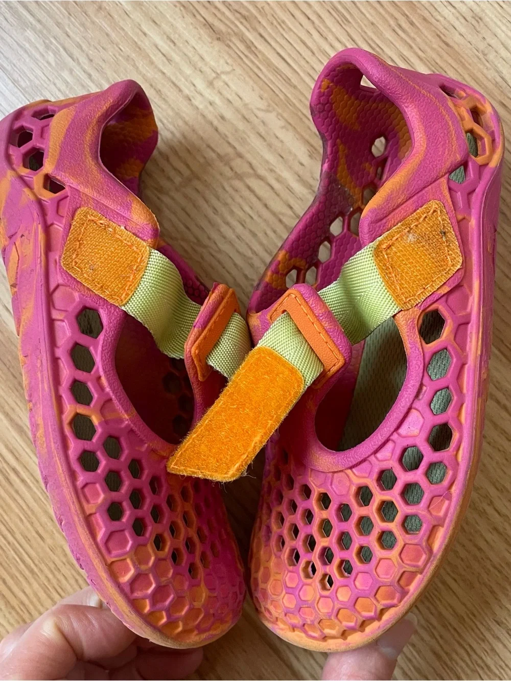Vivo Barefoot Kids Pink & Orange Ultra Bloom Shoes